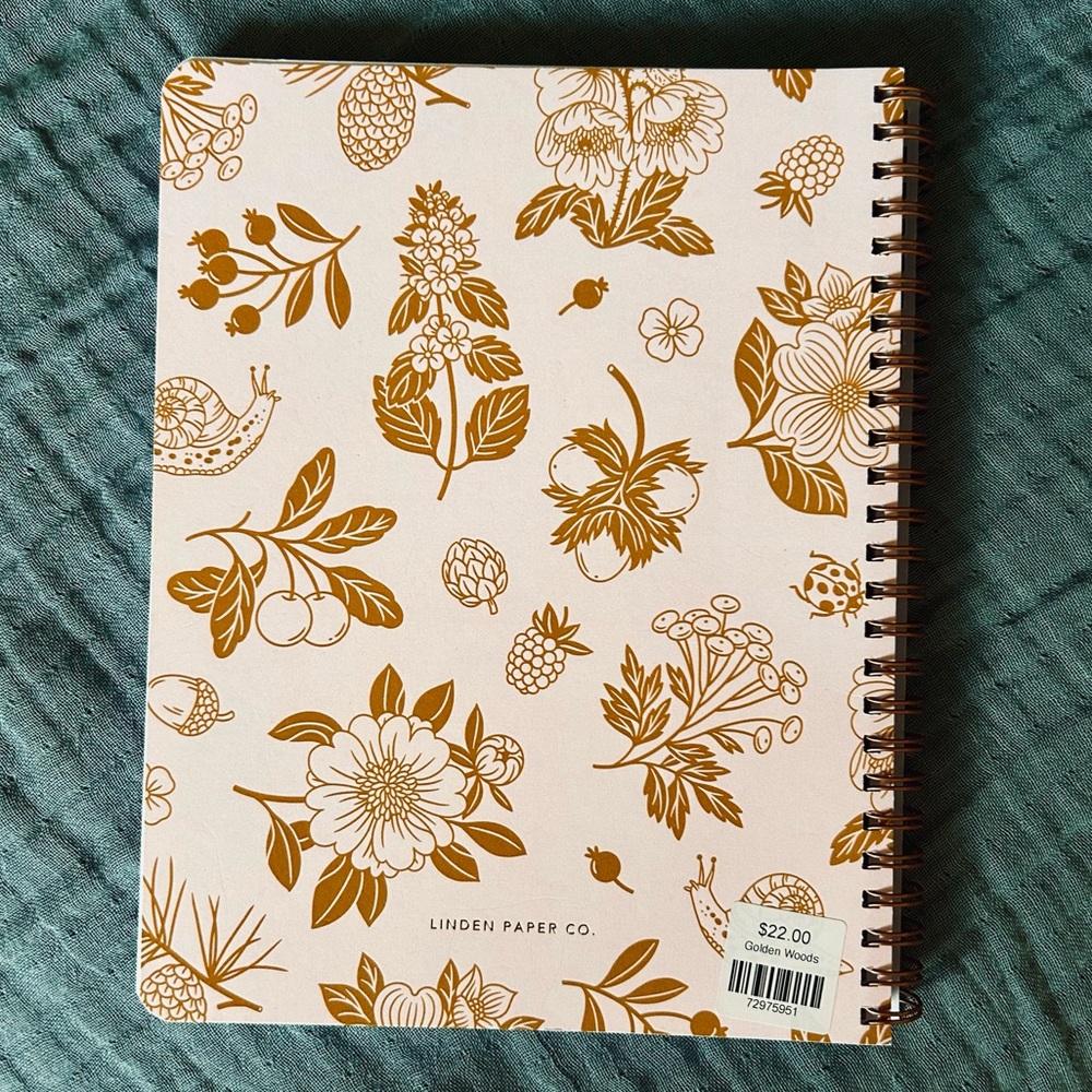 Pretty Lined Notebook - Picture 3 of 7